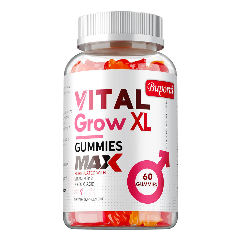 Vital Grow XL Male Gummies - Promotes Muscle Growth and Recovery, Enhances Athle