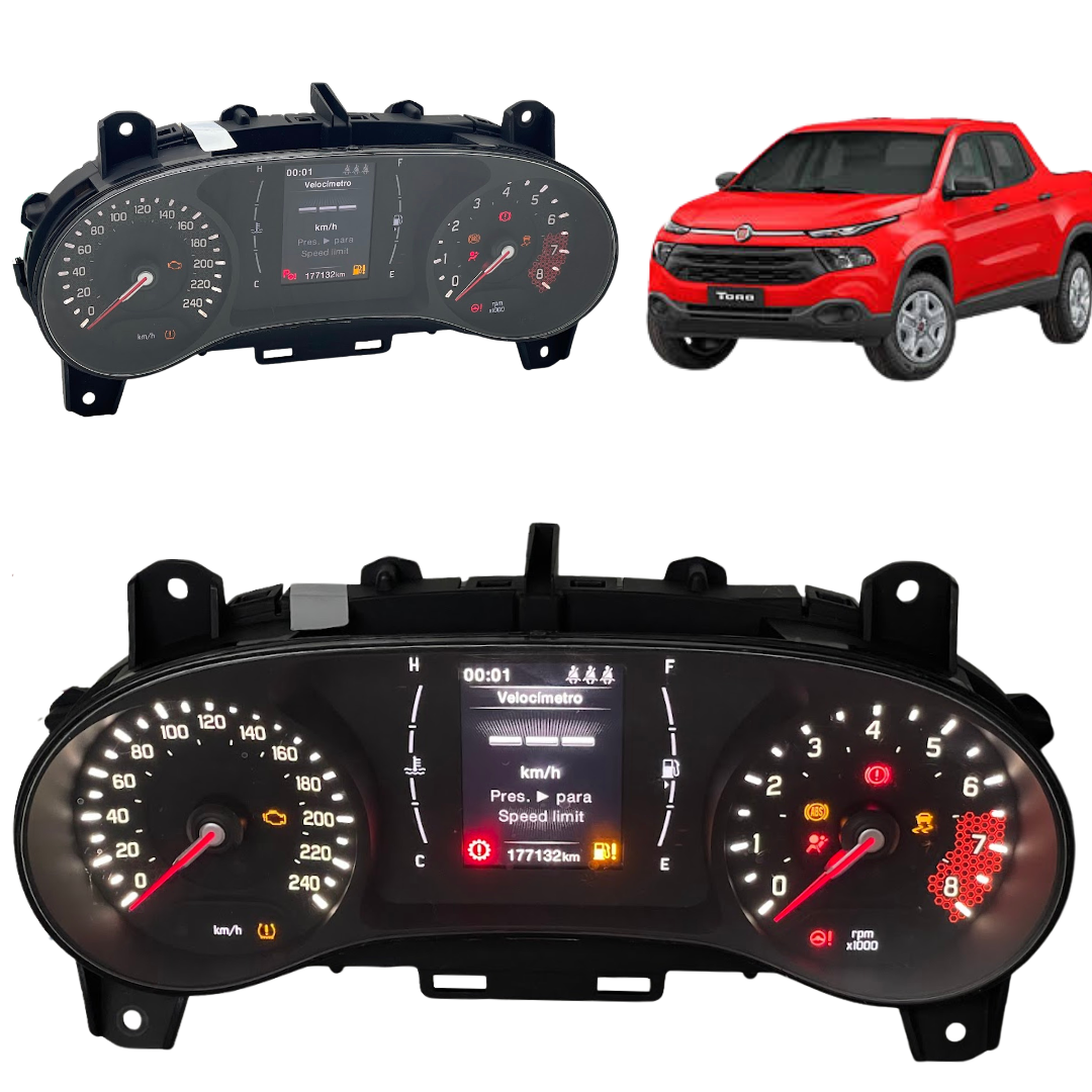 Painel Instrumentos Fiat Toro 1.8 52129598 2019 Original