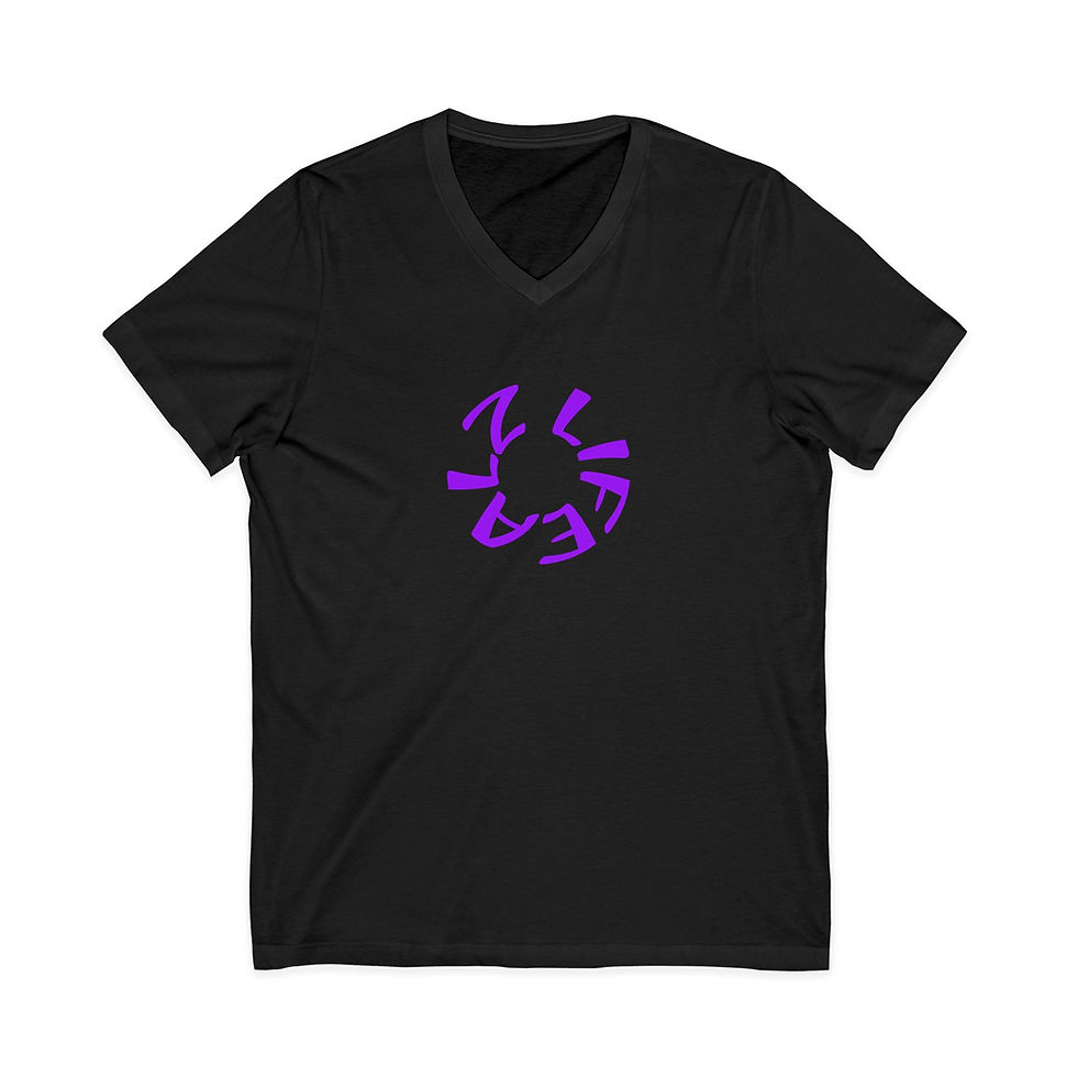 Thumbnail: ALZ IN THIS TOGETHER - Unisex V-Neck Shirt The Struggle is Surreal