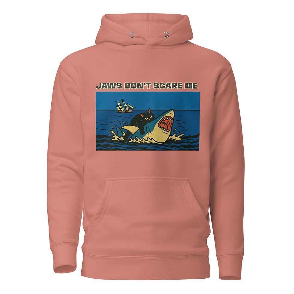 Thumbnail: Jaws Don't Scare Me Unisex Hoodie