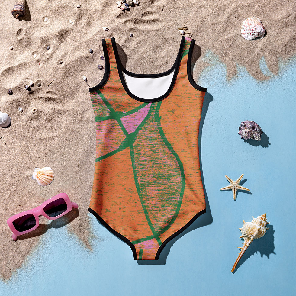 Thumbnail: All-Over Print Kids Swimsuit