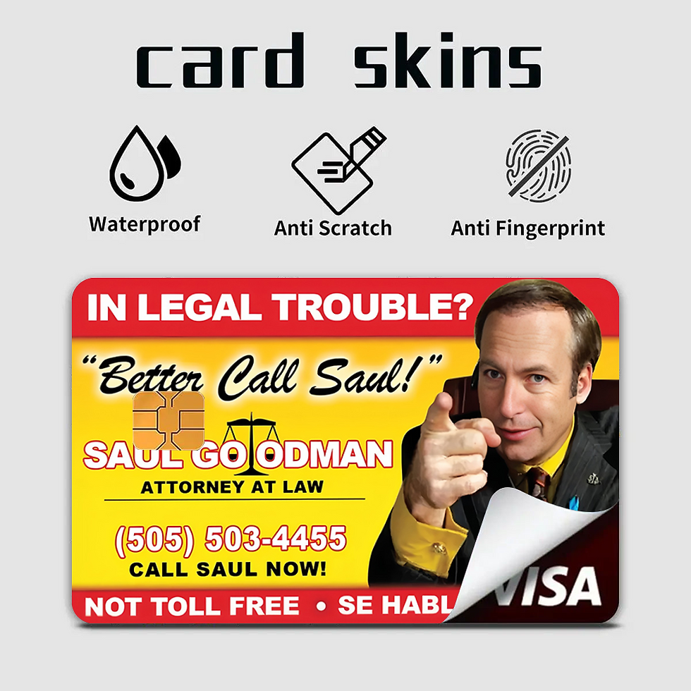 Thumbnail: Funny Movie Credit Card Stickers – Waterproof Removable Debit Card Skins