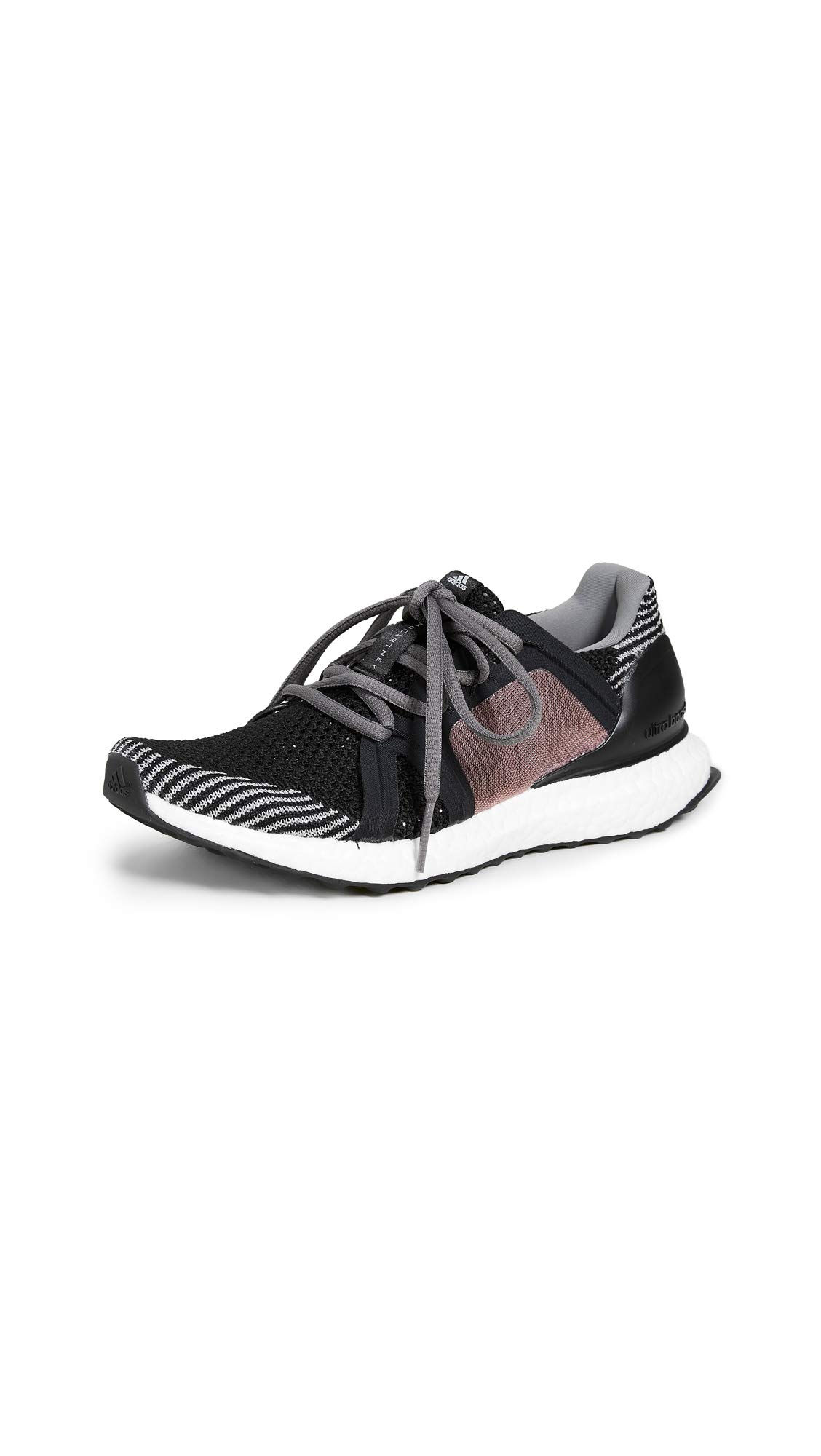 adidas Women's Ultraboost, black/smoked pink/core red, 6 M US