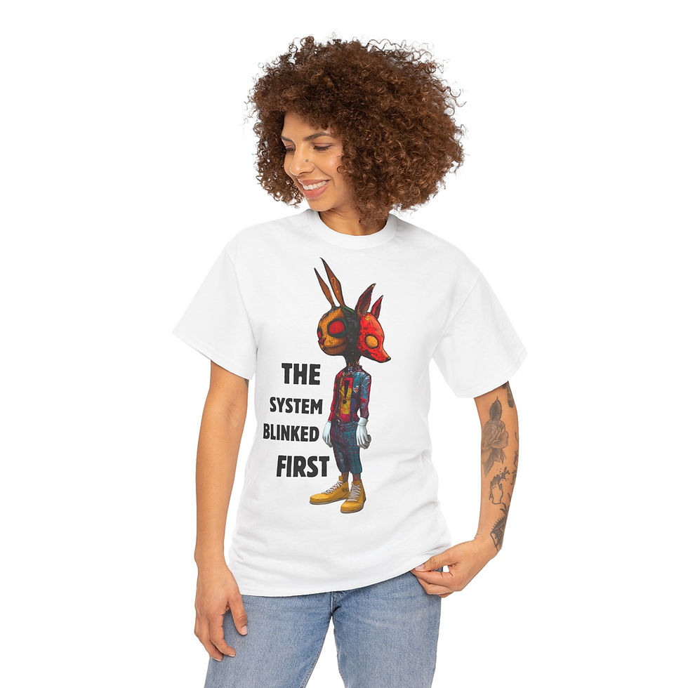 Thumbnail: Weaponised Fabric: System Blinked First Graphic Tee