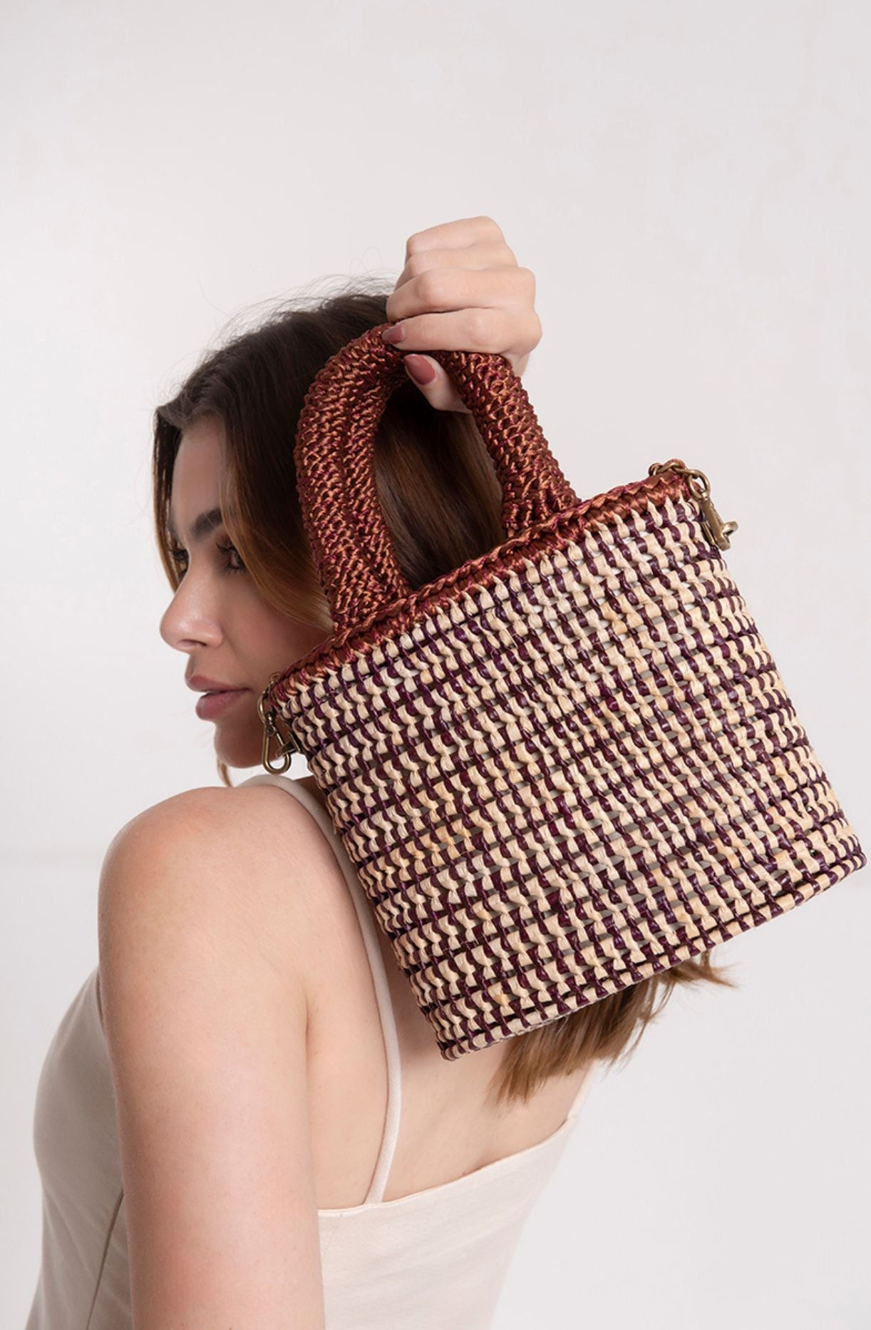 Mara Brazil Vida Bag in Brown & Sand