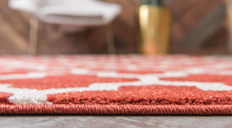 Thumbnail: Unique Loom Trellis Collection Area Rug - Philadelphia (7' 1" x 10' Rectangle...
