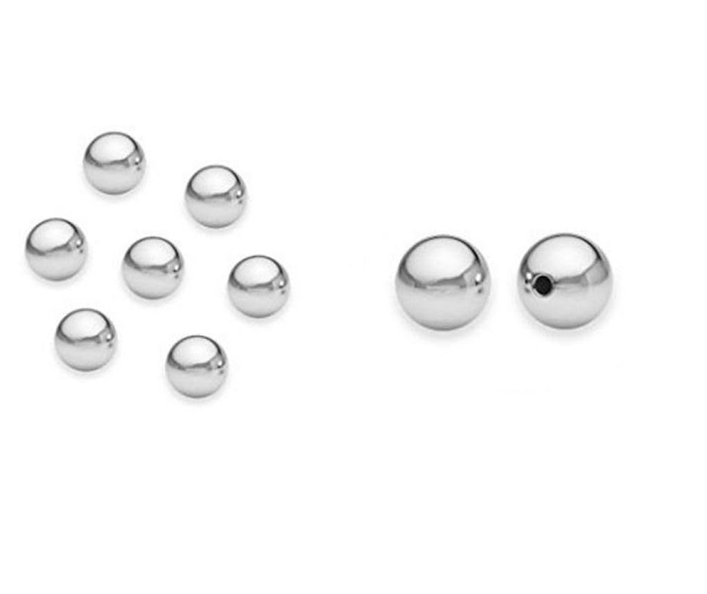 100pcs Adabele Authentic 925 Sterling Silver Hypoallergenic Seamless 2mm (0.0...