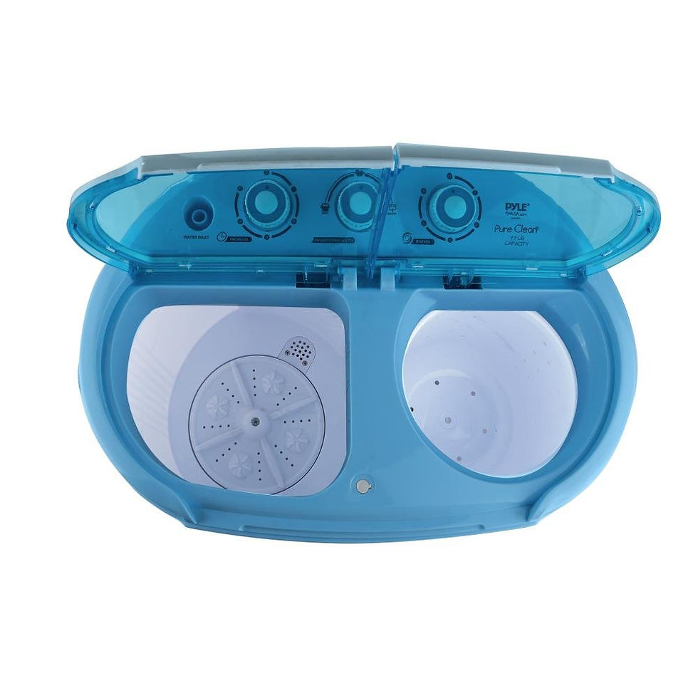 Thumbnail: Pyle Upgraded Version Pyle Portable Washer & Spin Dryer, Mini Washing Machine...
