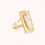 Miniatura: 14k Solid Gold With White Gold St. Jude Ring
