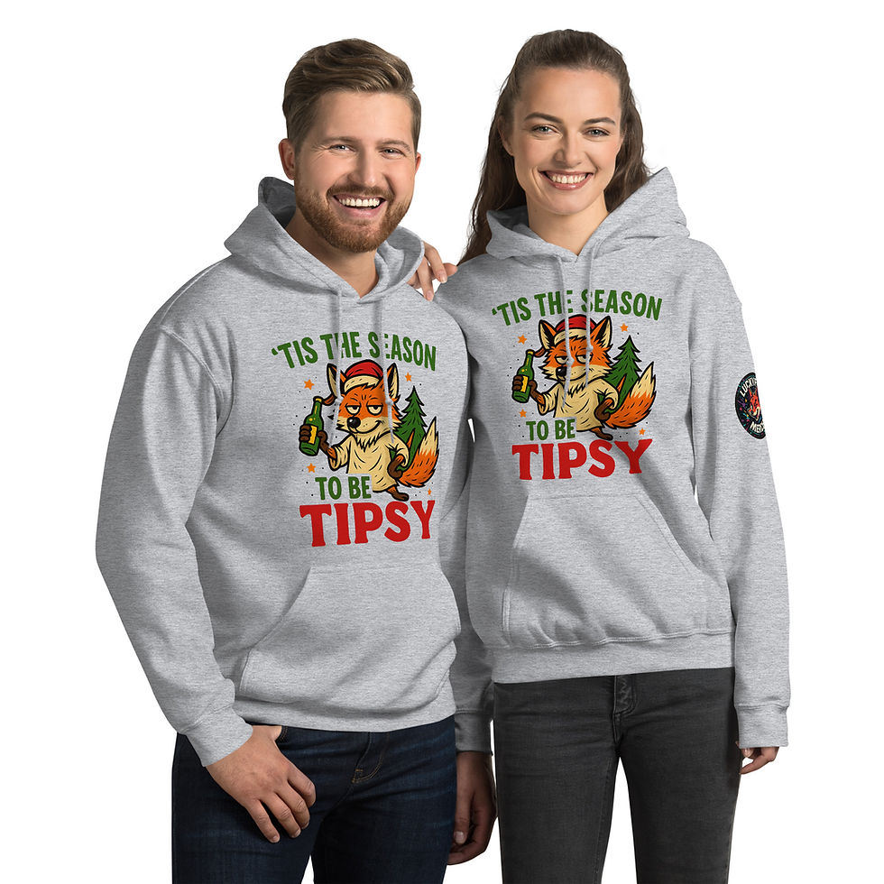 Thumbnail: Ugly sweater alternative hoodie for Christmas parties and pub crawls
