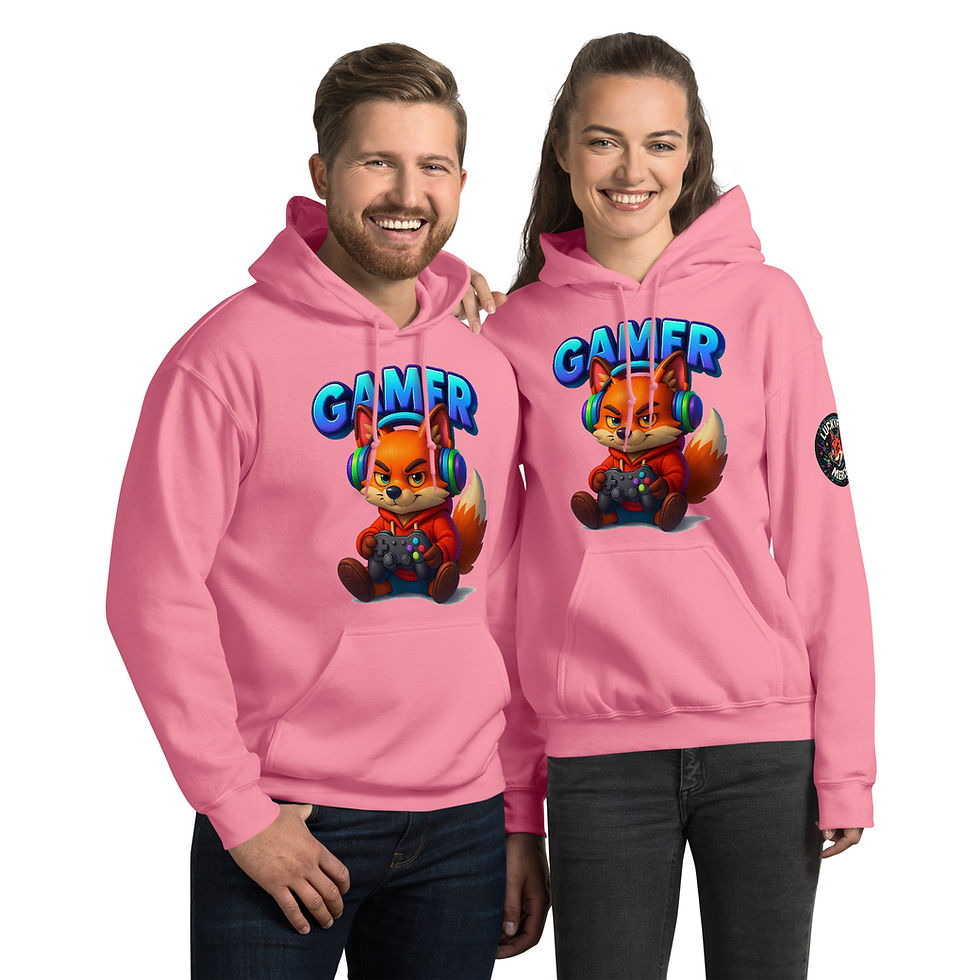 Thumbnail: Vibrant 3D fox gamer with headphones and controller ready to play