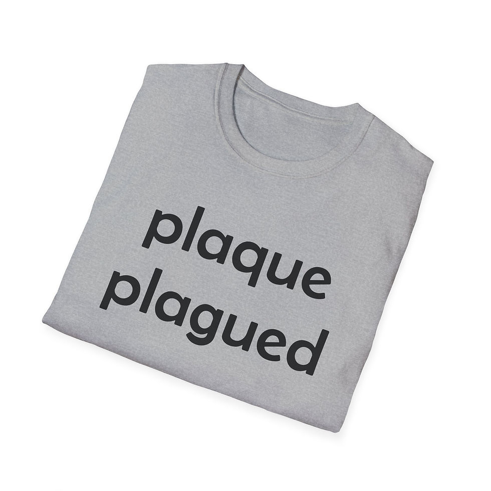 Thumbnail: PLAQUE PLAGUED - Unisex Softstyle T-Shirt - Awareness & Support Tee