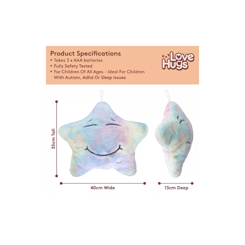 Thumbnail: Musical Star Teddy Sensory Light – Calming Sleep Aid & Sensory Toy for Kids wi