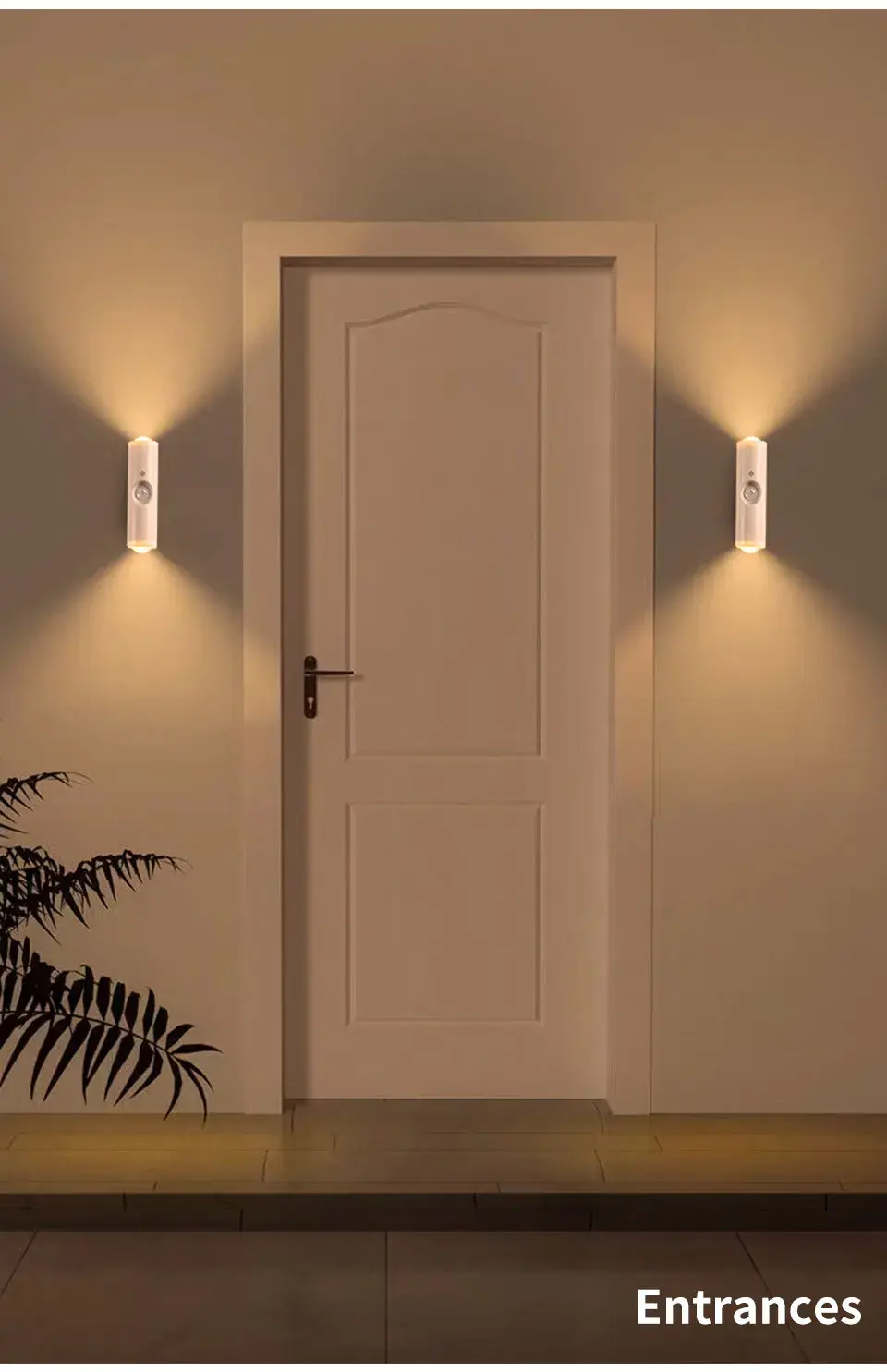 Thumbnail: Double-head LED Night Light with Motion Sensor RGB Rechargeable Magnetic Wall La