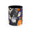 الصورة المصغرة: Halloween Cat Accent Coffee Mug | Cute Cat Mug for Cat Lovers
