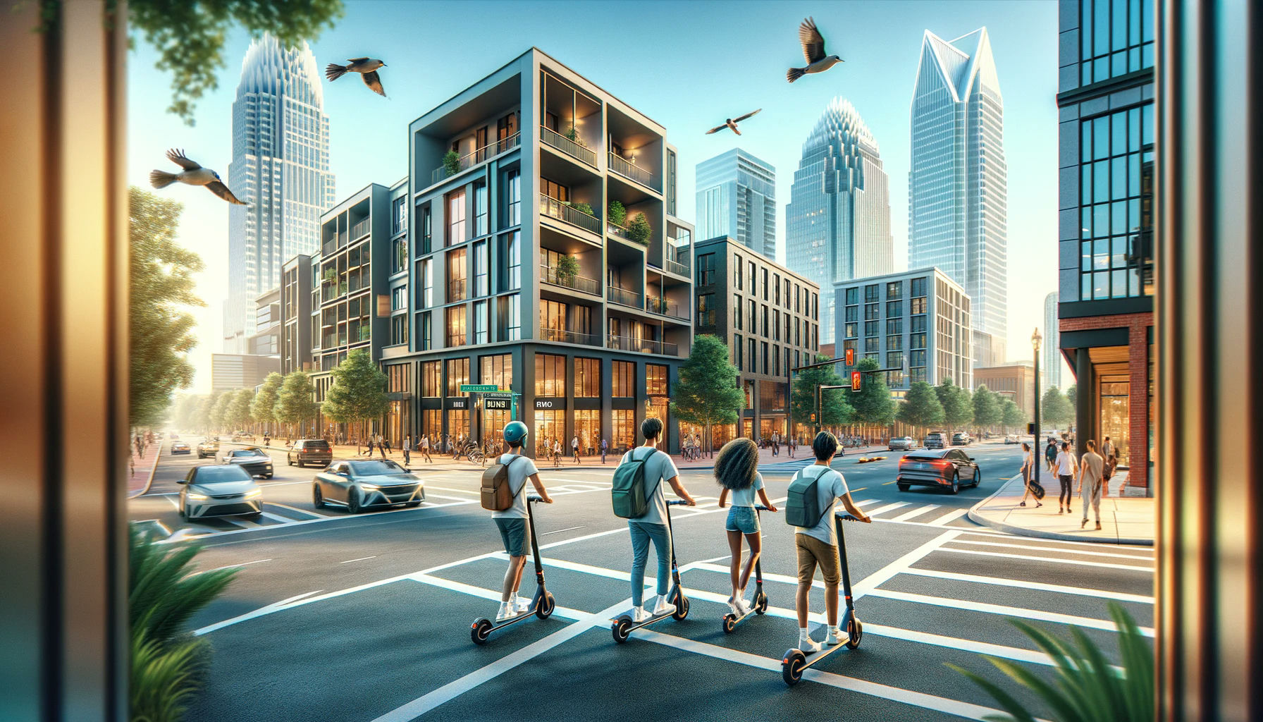 Electric scooter rentals are available on the Levy Electric app in Maddox Apartment (Charlotte, NC) starting at $15 per hour.  No reservation needed!