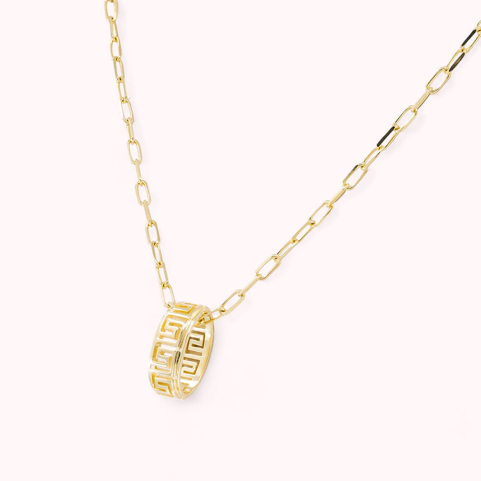 Miniatura: 14K Gold Cutout Pendant