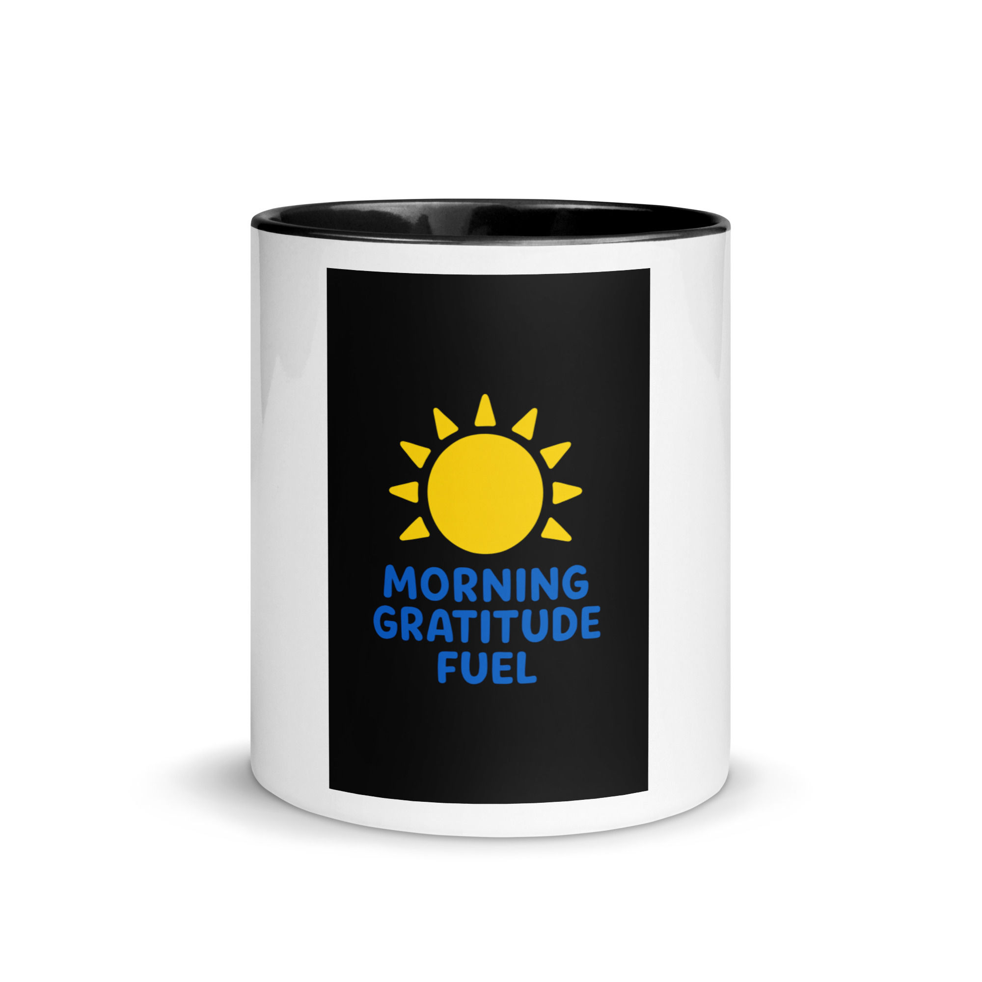 Morning Gratitude Fuel Sunshine Mug