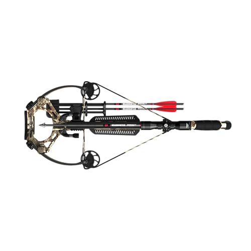 Thumbnail: Barnett Whitetail Pro STR Crossbow, with 4x32mm Illuminated Scope, 2 Arrows, ...