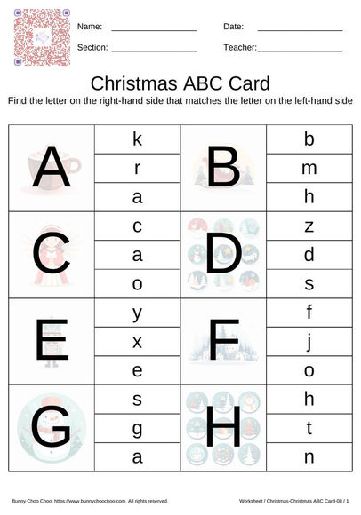 08_Christmas ABC Card