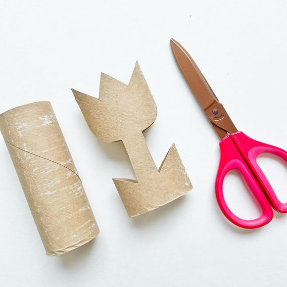 Paper Standing Flower Step 3