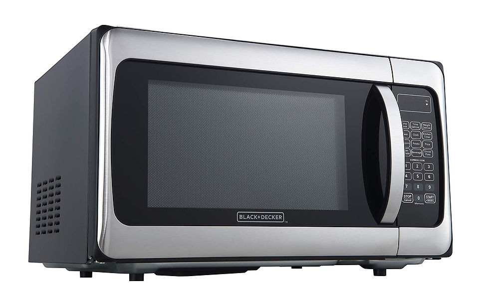 Thumbnail: BLACK+DECKER EM031MGG-X1, 1.1 Cu.Ft, Stainless Steel