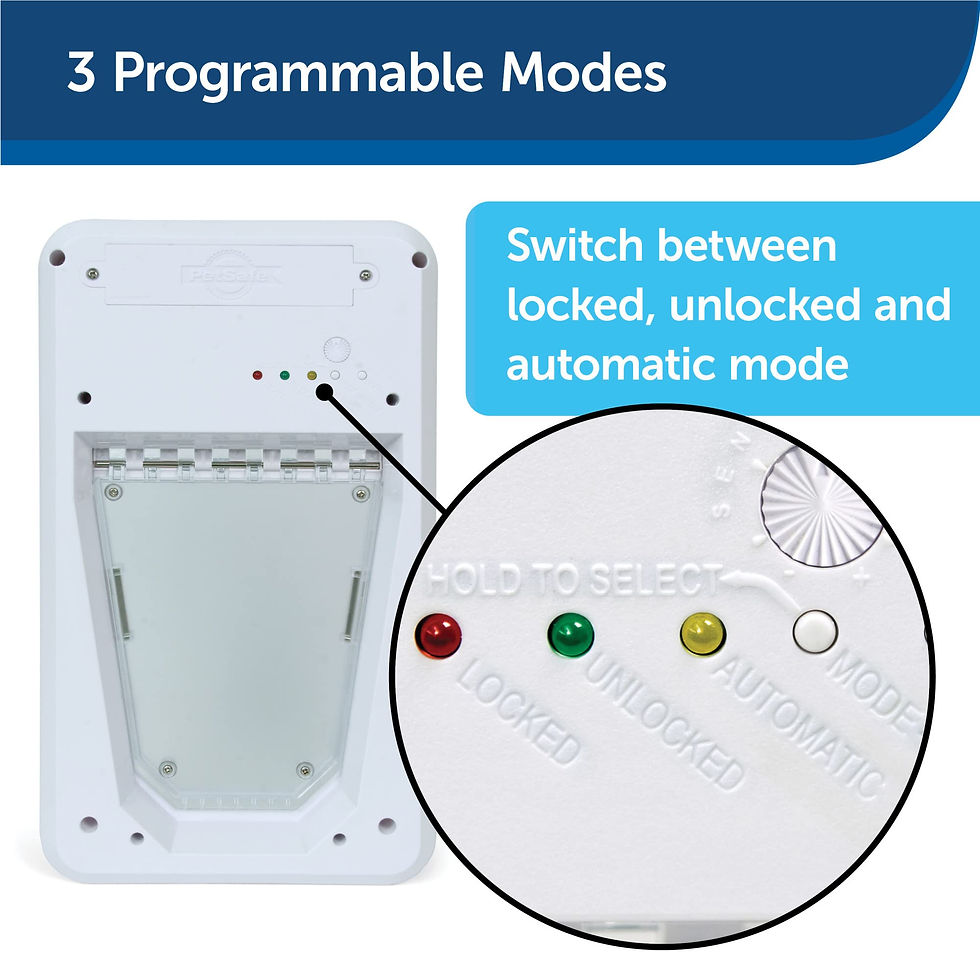Thumbnail: PetSafe Electronic Pet Door - Rust-Proof Programmable Smart Collar-Activated ...