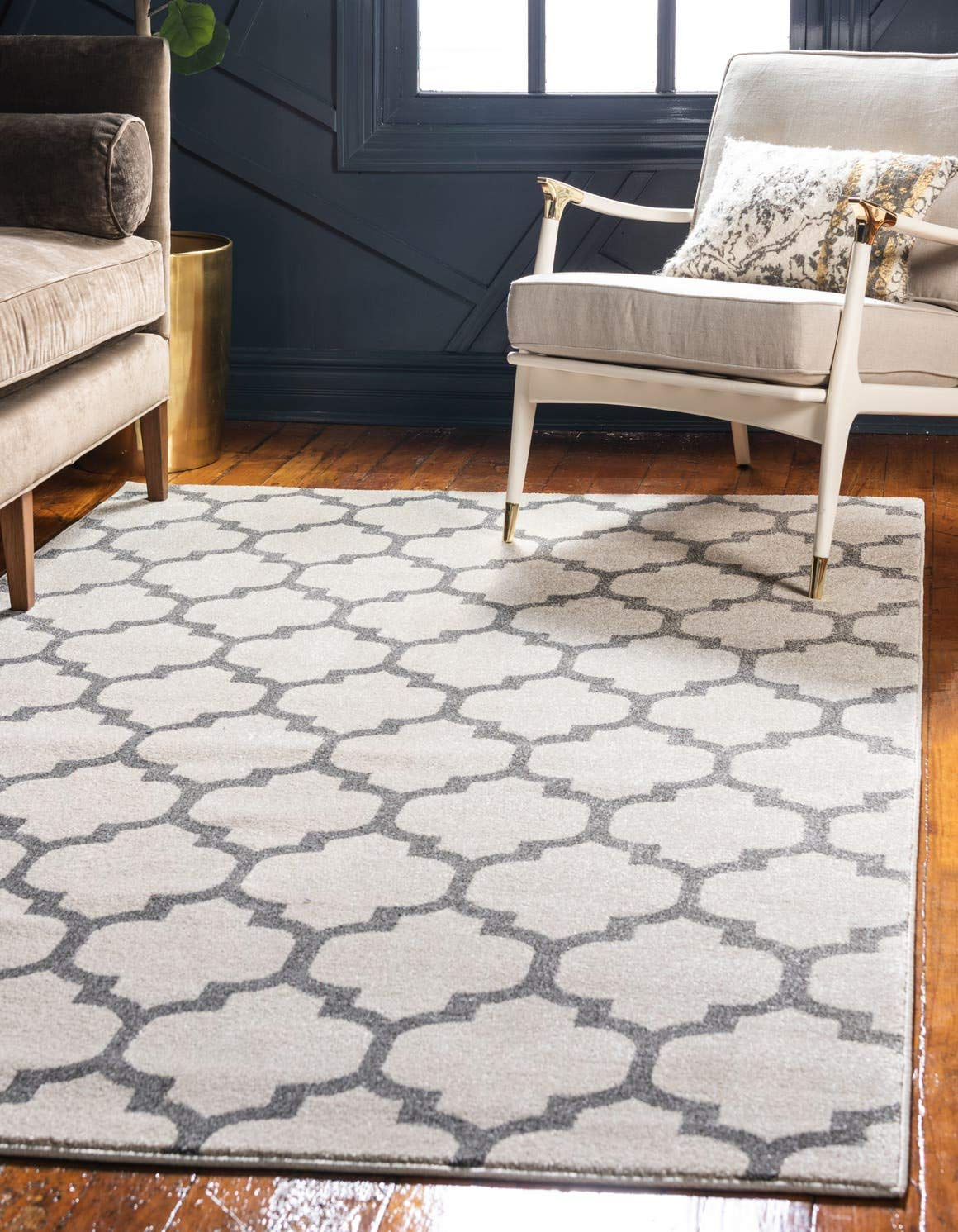 Unique Loom Trellis Collection Area Rug - Philadelphia (10' x 13' 1" Rectangl...
