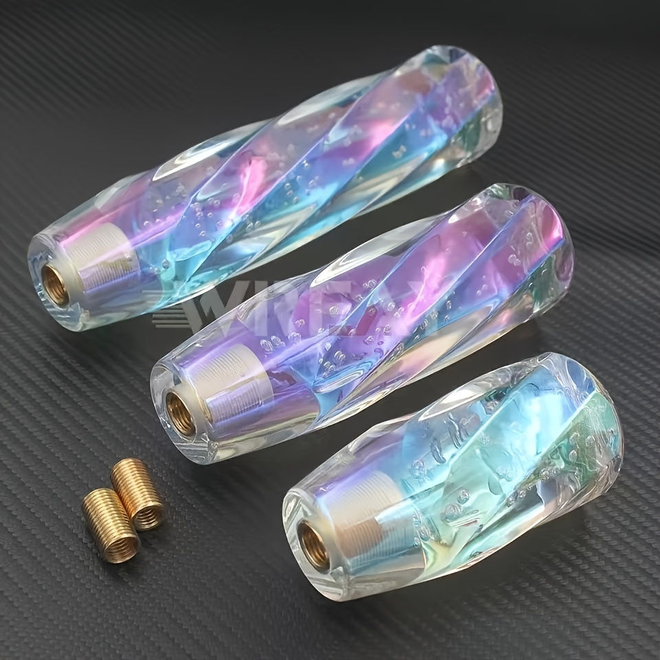 Thumbnail: Acrylic Car Shift Knob - Multi-size Torsion Design - Customizable Car Shift Knob