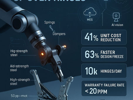 Embracing Automation in Oven Hinge Manufacturing