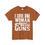 Thumbnail: One Woman and Several Guns Unisex Cotton Tee, Gun Lovers, Gift for Him, Casual