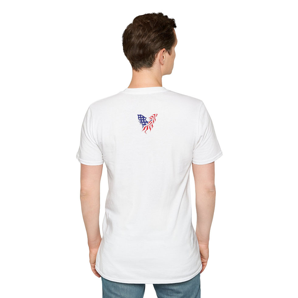 Thumbnail: Patriotic T-Shirt, Veteran Support, American Pride Shirt, Comfort Wear, Casual