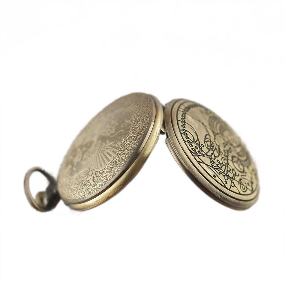 Thumbnail: Big Pocket Watch Necklace Quartz Pocket Watch Lanyard