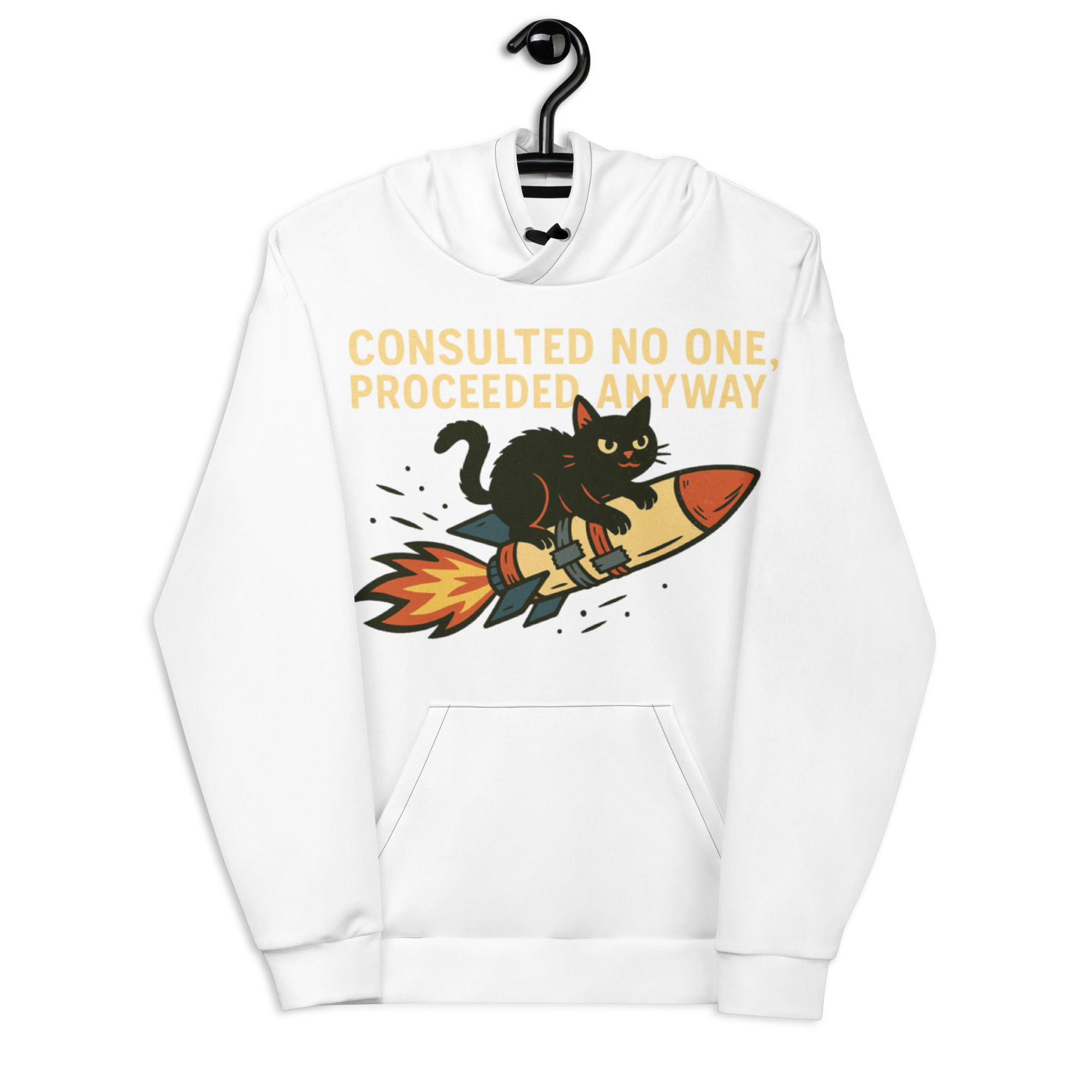 Rocket Cat Unisex Hoodie