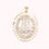 Miniatura: Golden Grace: Jesus Pendant with Radiant Sparkle