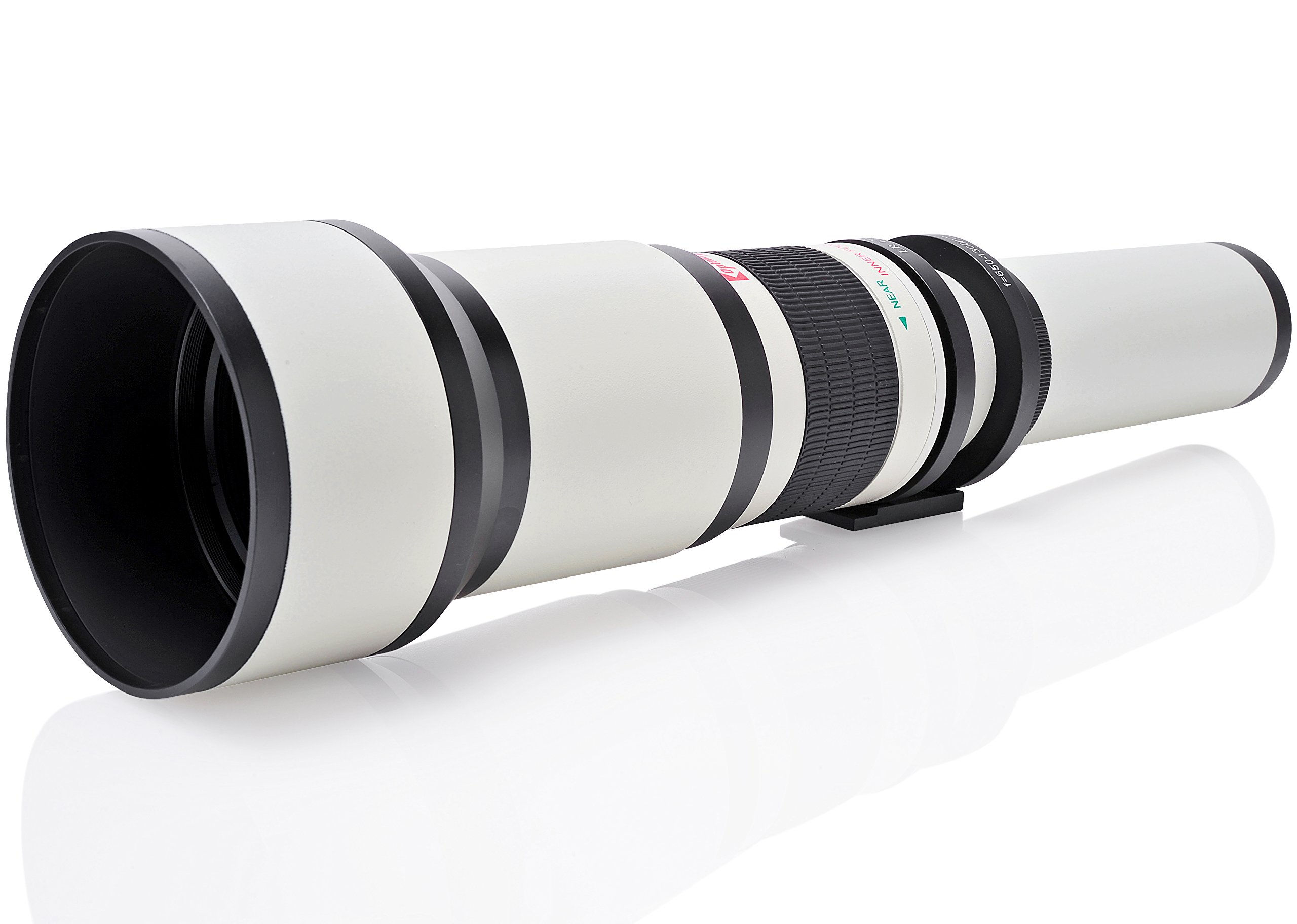Opteka 650-1300mm f/8 HD Telephoto Zoom Lens for Panasonic Lumix DMC G9, GH5,...
