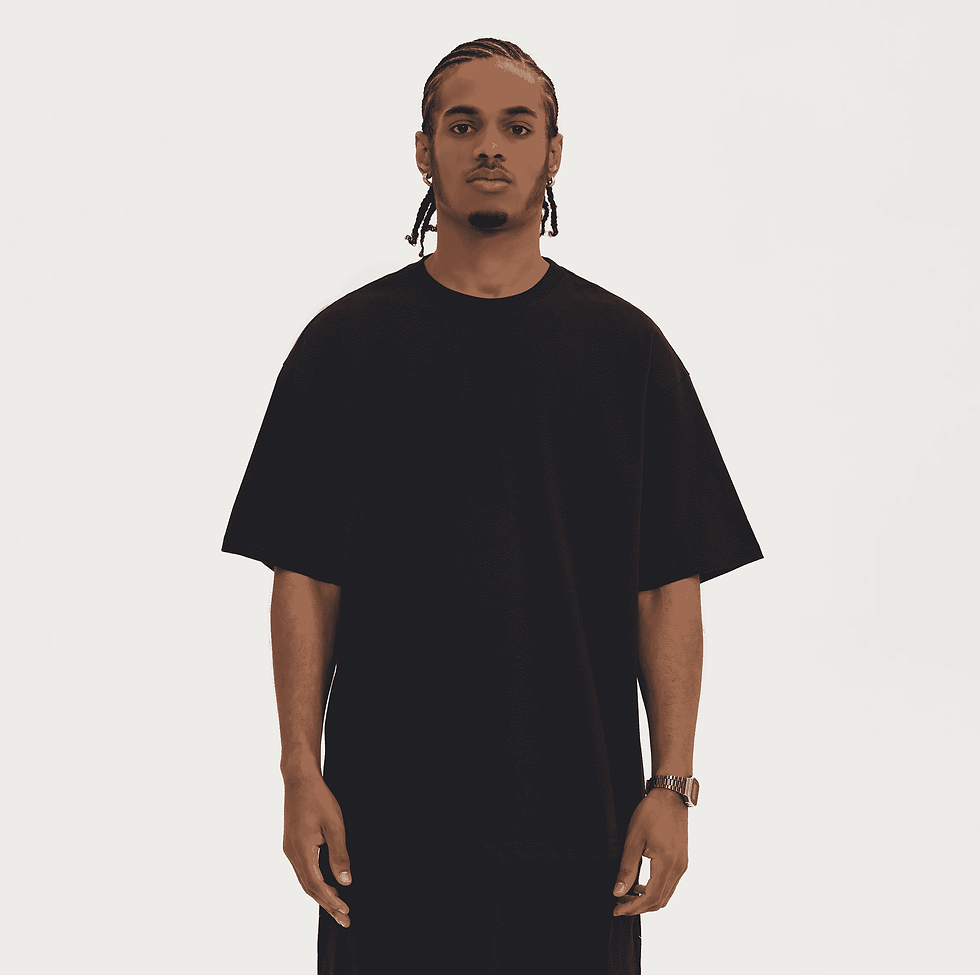 Thumbnail: Unisex Boxy T-shirt(280GSM)_hah