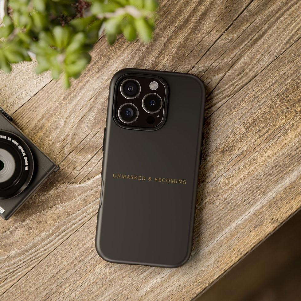 Thumbnail: Unmasked & Becoming | Proudly Unmasked Phone Case