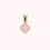 Miniatura: 14K Solid Gold Small Rose Clover Pendant