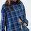 Миниатюра: Lumberjack Oversized Shirt in Blue