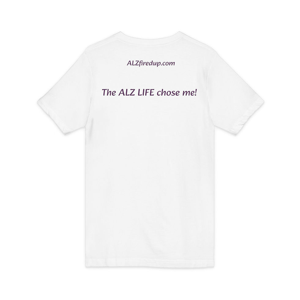 Thumbnail: V-Neck Tee - The ALZ LIFE Chose Me T-Shirt
