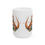 Thumbnail: Cute Bearded Dragon playing soccer on a white coffee mug, cute coffee cups funny cups. Wolf's Den Clothing