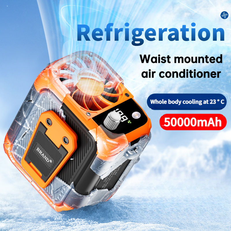 Mini-Hochgeschwindigkeits-Taillenventilator, blattloser USB-Hängehalsventilator