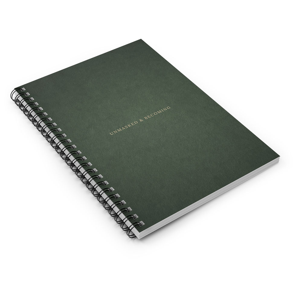 Thumbnail: Unmasked & Becoming | Proudly Unmasked Notebook