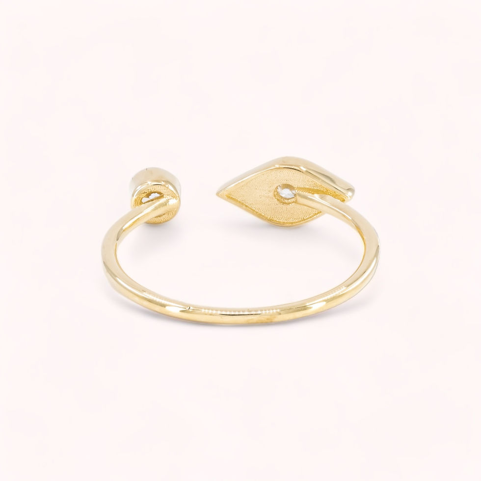 Thumbnail: 14K Dark Blue Visionary Allure 14k Gold Ring