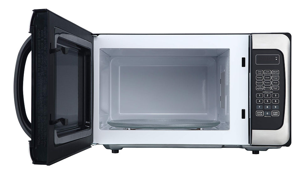 Thumbnail: BLACK+DECKER EM031MGG-X1, 1.1 Cu.Ft, Stainless Steel