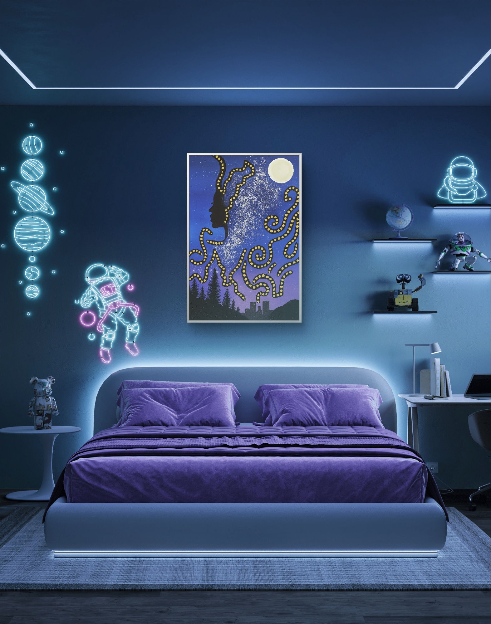 CELESTIAL WHISPERS - Matte Vertical Poster