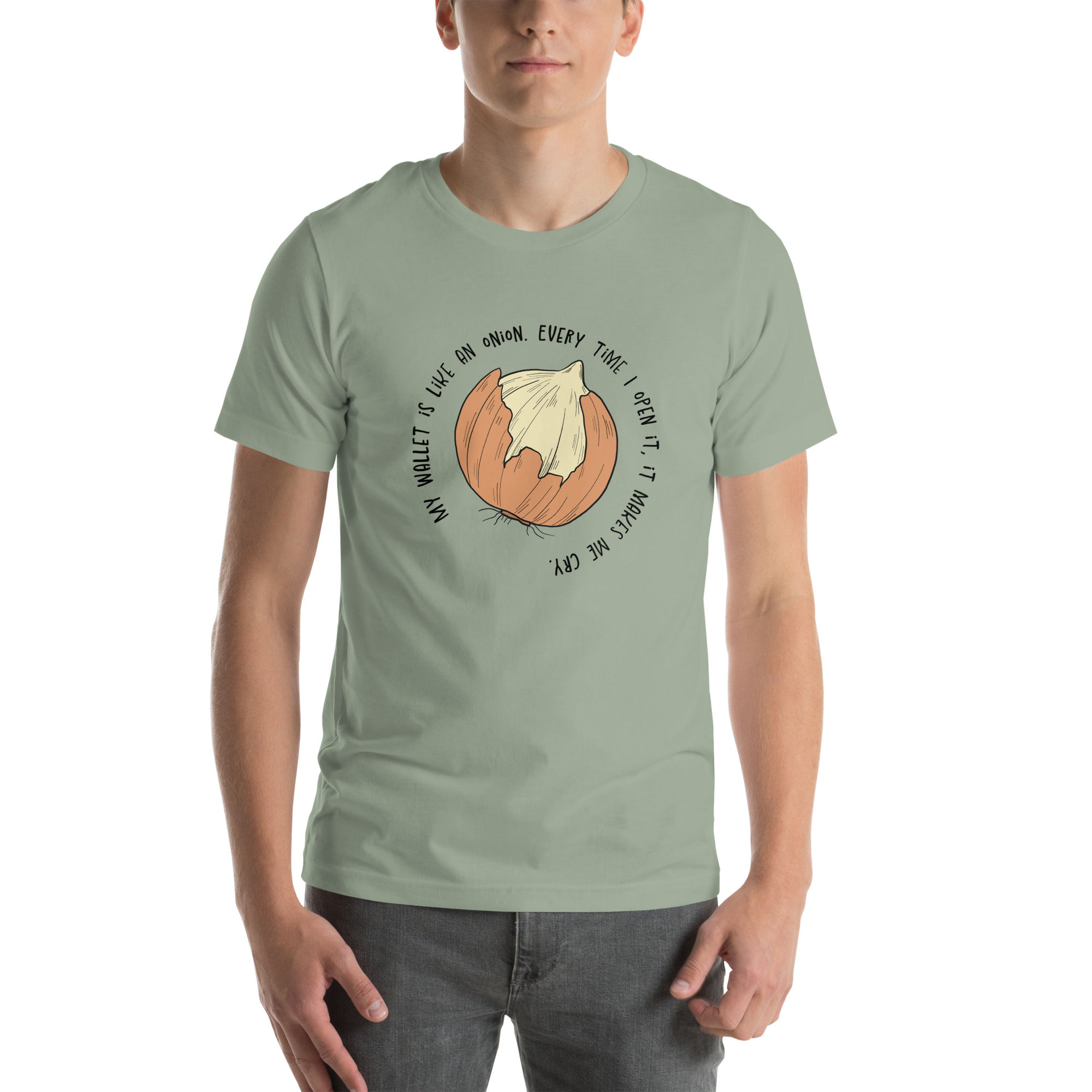 My Wallet is like an Onion - WhimWiz Unisex t-shirt