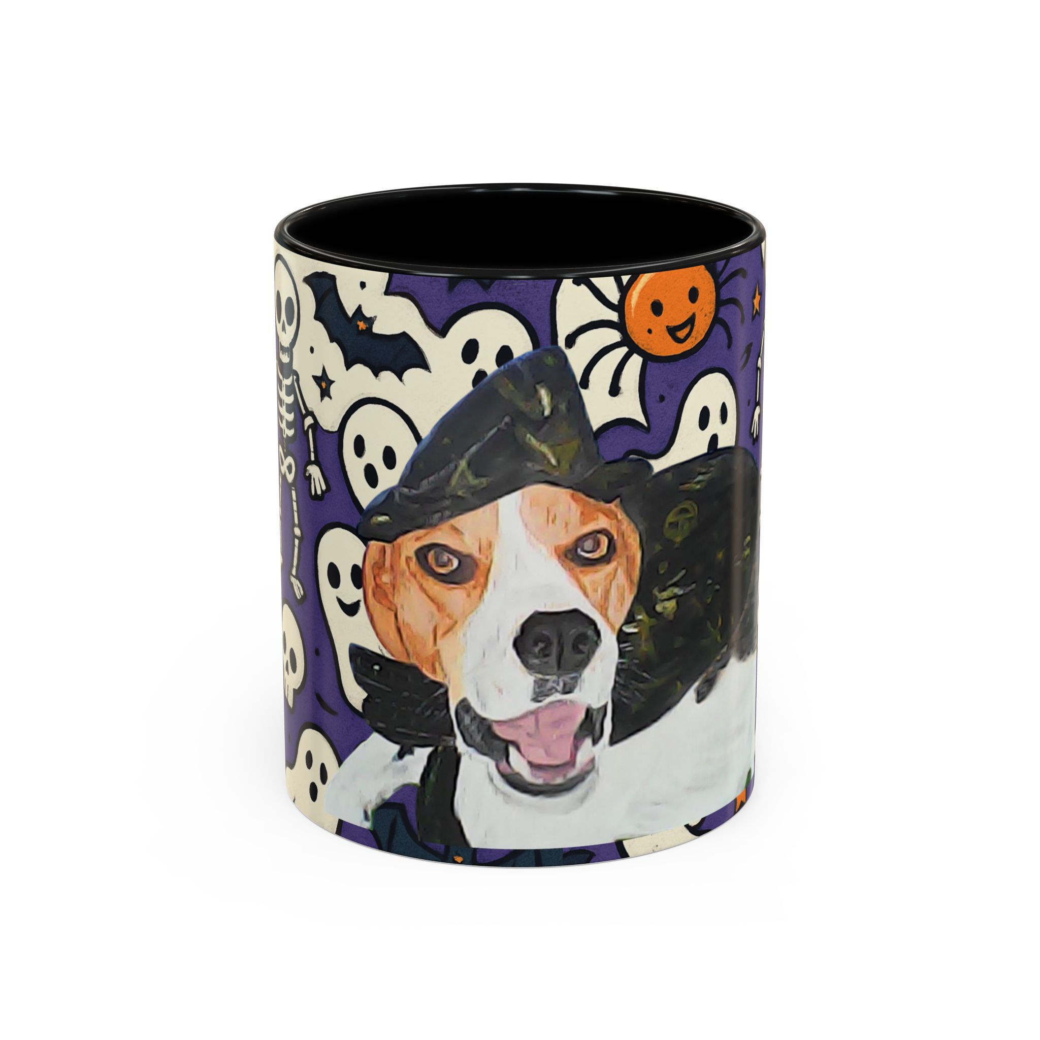 Halloween Dog-Themed Coffee Mug, Pet Lover Gift, Cute Coffee Cup