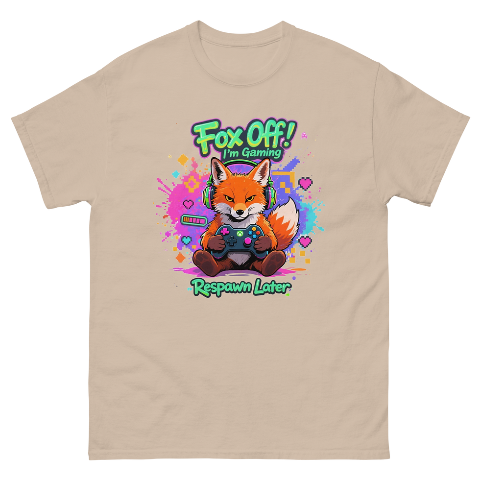 Thumbnail: Funny Fox Off I’m Gaming Respawn Later shirt for gamers